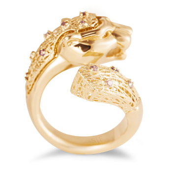 Liverpool- Ring 18K Gelbgold Sandra Ferretti