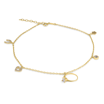 Forli Knöchelarmband 14K Gelbgold Sandra Ferretti
