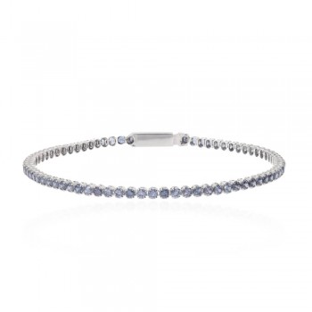 Imola-Tennis-Armband 14K Weißgold Sandra Ferretti