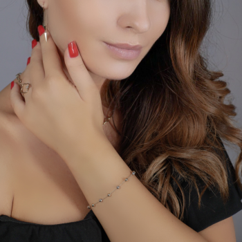 Lecce-Armband 14K Weißgold, Gelbgold Sandra Ferretti