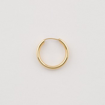 Cercei Rotunzi Tip Piercing din Aur Galben de 14K