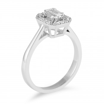 Rostov- Ring 14K Weißgold mit 0,29 Karat Diamanten Sandra Ferretti