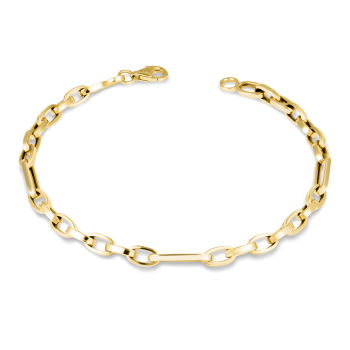 Messina-Armband 14K Gelbgold, Weißgold Sandra Ferretti