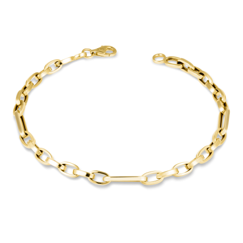 Messina-Armband 14K Gelbgold, Weißgold Sandra Ferretti