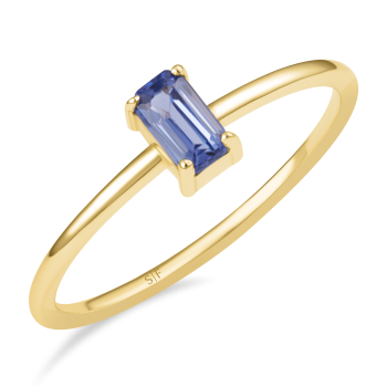 Penza- Ring 14K Gelbgold mit 0,33 Karat Tansanit Sandra Ferretti