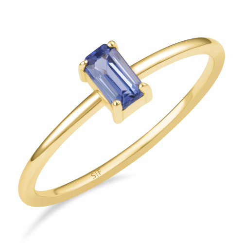 Penza- Ring 14K Gelbgold mit 0,33 Karat Tansanit Sandra Ferretti