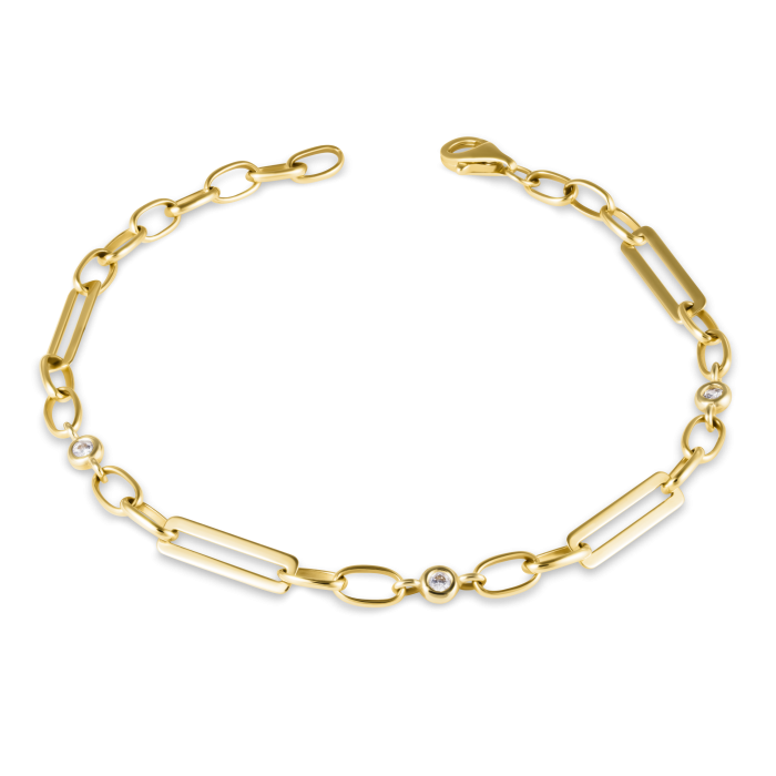 Milano-Armband 14K Gelbgold Sandra Ferretti