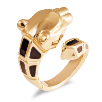 Nurnberg- Ring 18K Gelbgold, Hergestellt In Italien Sandra Ferretti