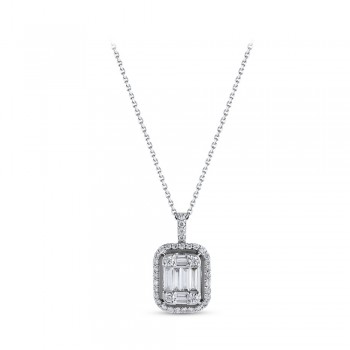 Antverpen Halskette 14K Weißgold mit 0,21 Karat Diamanten Sandra Ferretti