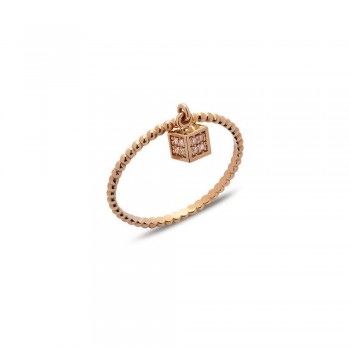 Ambra- Ring 14K Roségold Sandra Ferretti