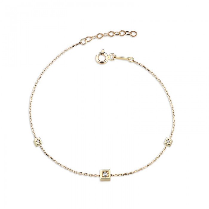 Oriana-Armband 14K Roségold Sandra Ferretti