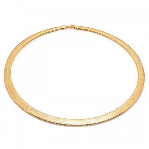 Luxemburg Halskette 14K Gelbes Gold, Hergestellt In Italien Sandra Ferretti