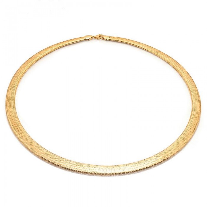 Luxemburg Halskette 14K Gelbes Gold, Hergestellt In Italien Sandra Ferretti