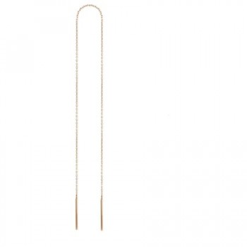 Alessandria-Ohrringe 14K Roségold mit Piercing Sandra Ferretti