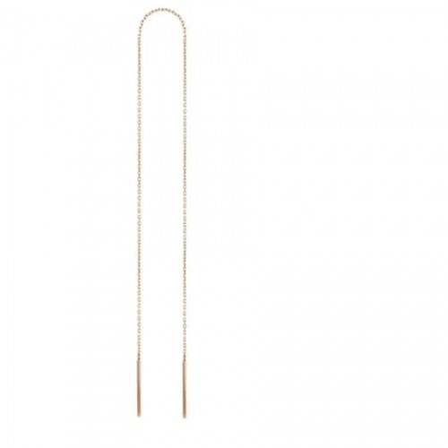 Alessandria-Ohrringe 14K Roségold mit Piercing Sandra Ferretti