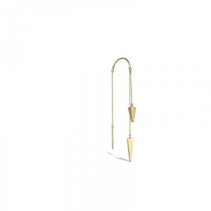 Arezzo-Ohrringe 14K Gelbgold mit Piercing Sandra Ferretti